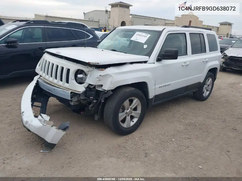 1C4NJRFB9GD638072 2016 Jeep Patriot Latitude