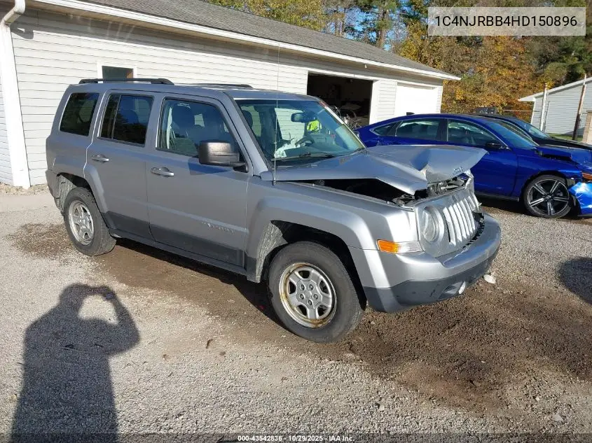 1C4NJRBB4HD150896 2017 Jeep Patriot Sport 4X4