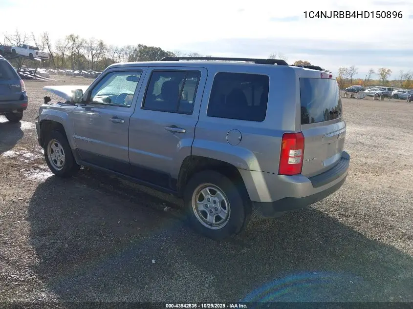 1C4NJRBB4HD150896 2017 Jeep Patriot Sport 4X4