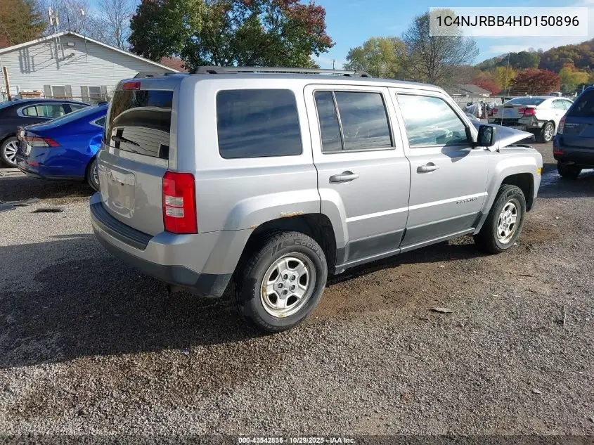 1C4NJRBB4HD150896 2017 Jeep Patriot Sport 4X4