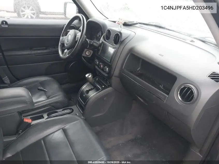 1C4NJPFA5HD203496 2017 Jeep Patriot High Altitude Fwd