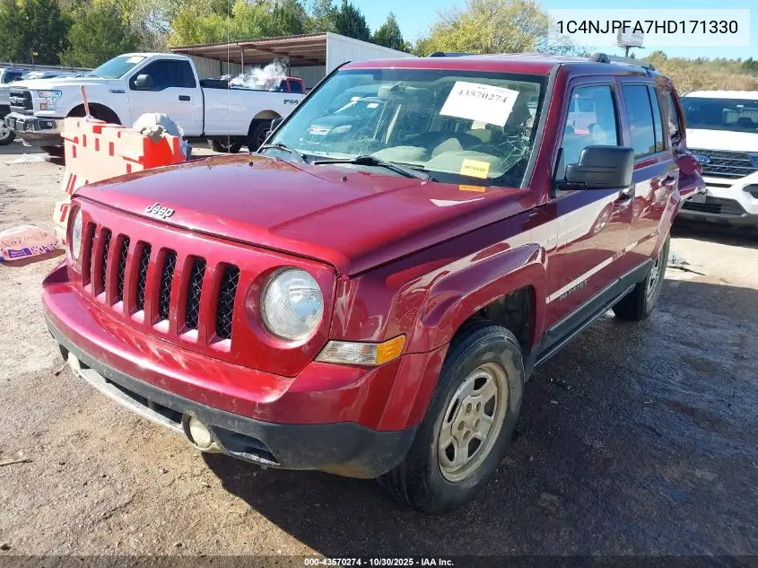 1C4NJPFA7HD171330 2017 Jeep Patriot High Altitude Fwd