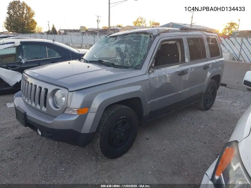 1C4NJPBA0HD134433 2017 Jeep Patriot Sport Fwd