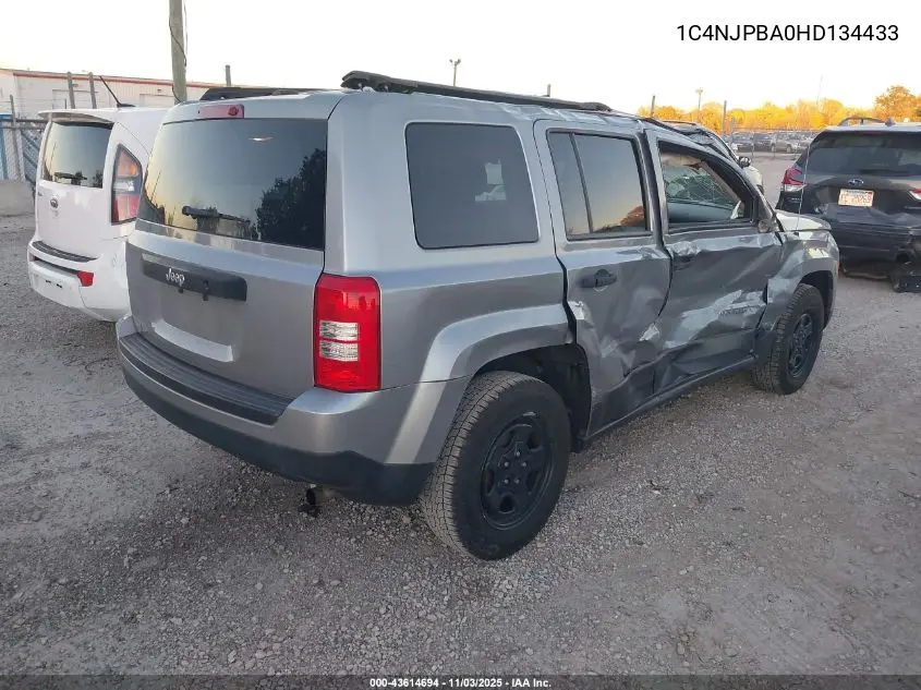 1C4NJPBA0HD134433 2017 Jeep Patriot Sport Fwd