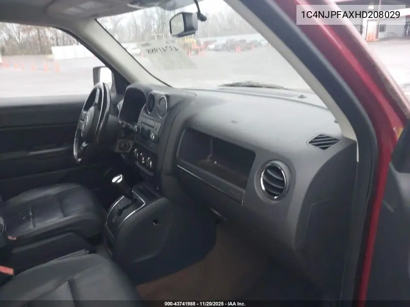 1C4NJPFAXHD208029 2017 Jeep Patriot High Altitude Fwd