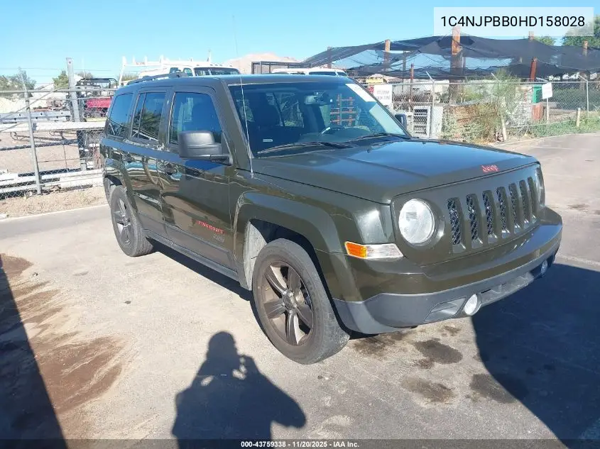 1C4NJPBB0HD158028 2017 Jeep Patriot 75Th Anniversary Edition Fwd