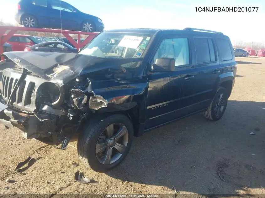 1C4NJPBA0HD201077 2017 Jeep Patriot Sport Se Fwd