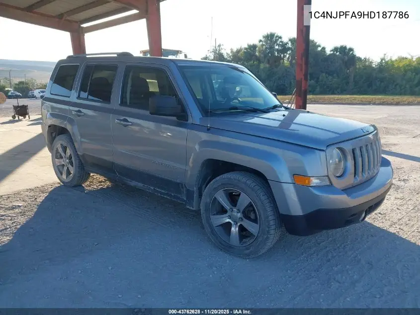 1C4NJPFA9HD187786 2017 Jeep Patriot High Altitude Fwd