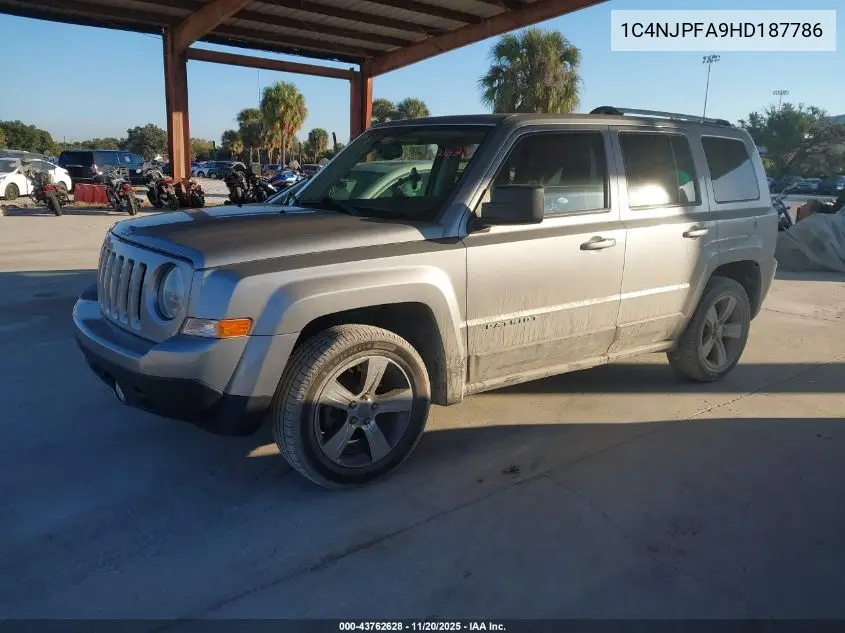 1C4NJPFA9HD187786 2017 Jeep Patriot High Altitude Fwd