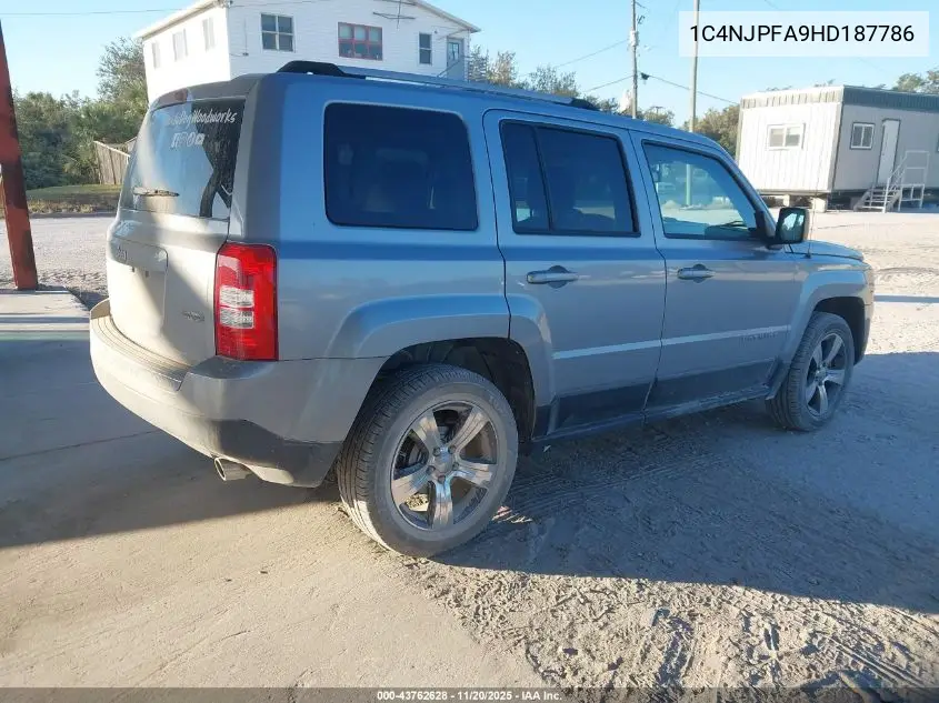 1C4NJPFA9HD187786 2017 Jeep Patriot High Altitude Fwd