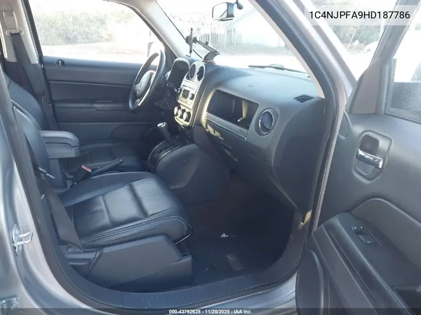 1C4NJPFA9HD187786 2017 Jeep Patriot High Altitude Fwd