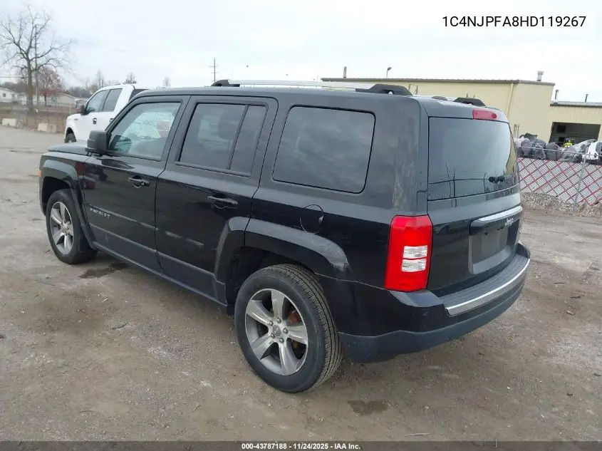 1C4NJPFA8HD119267 2017 Jeep Patriot High Altitude Fwd