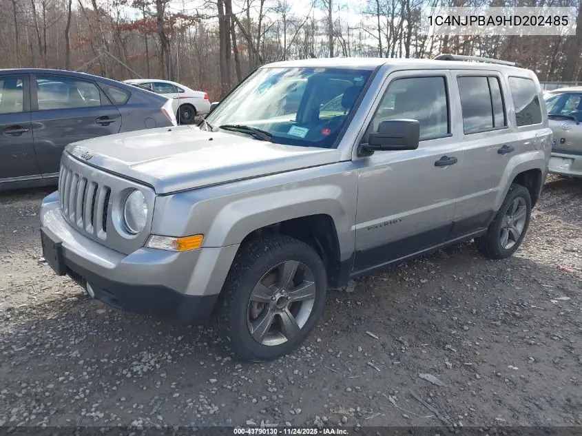 1C4NJPBA9HD202485 2017 Jeep Patriot Sport Se Fwd