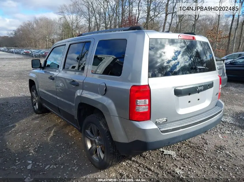 1C4NJPBA9HD202485 2017 Jeep Patriot Sport Se Fwd