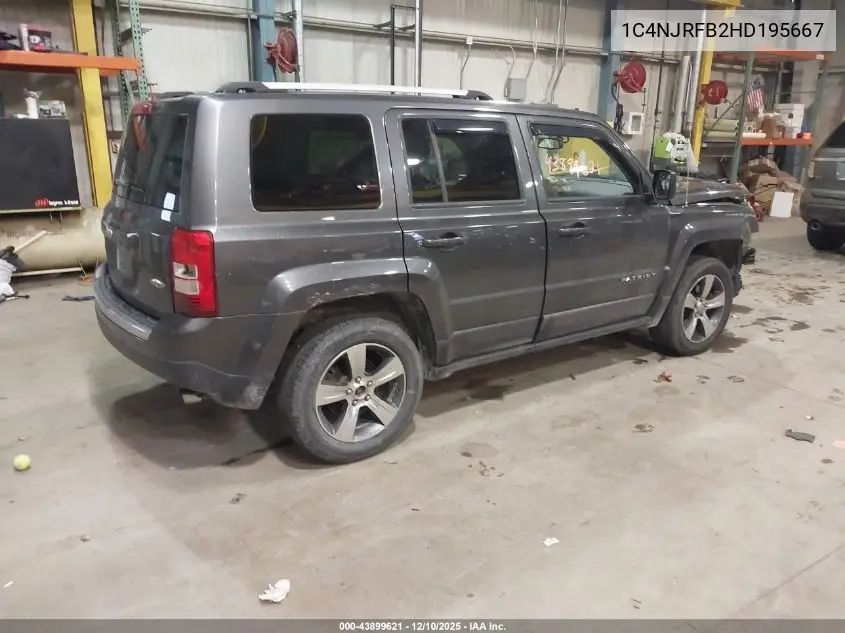 1C4NJRFB2HD195667 2017 Jeep Patriot High Altitude 4X4