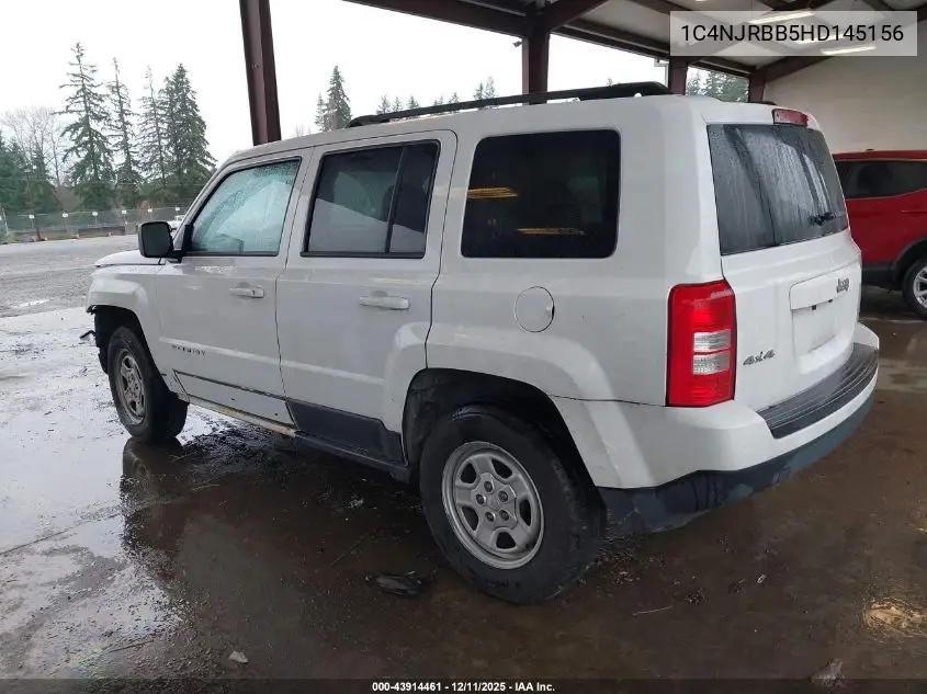 1C4NJRBB5HD145156 2017 Jeep Patriot Sport 4X4