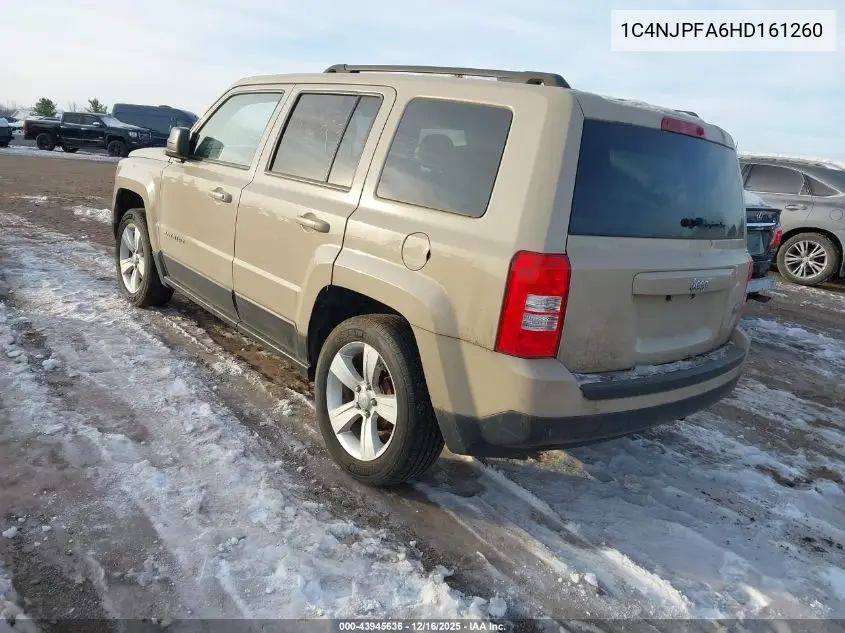 1C4NJPFA6HD161260 2017 Jeep Patriot Latitude Fwd