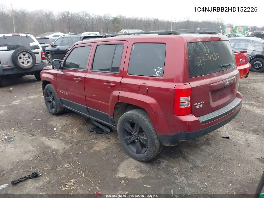 1C4NJRBB2HD152226 2017 Jeep Patriot Sport 4X4