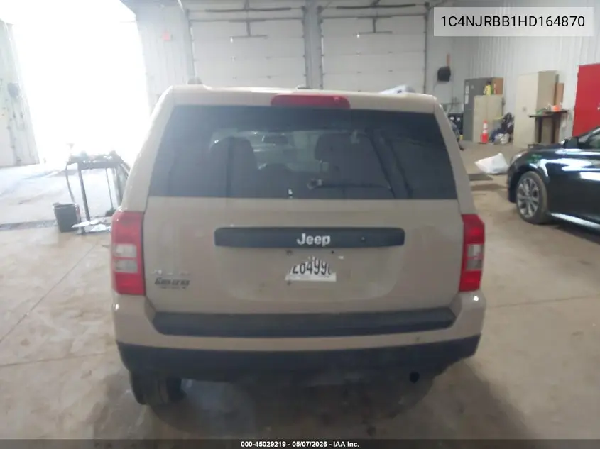 1C4NJRBB1HD164870 2017 Jeep Patriot Sport 4X4