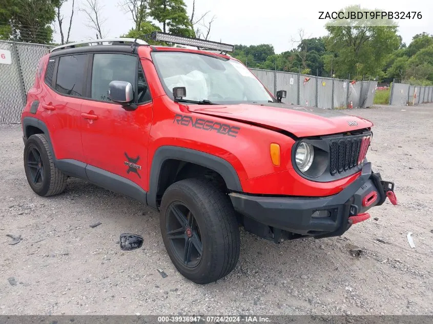 2015 Jeep Renegade Limited VIN: ZACCJBDT9FPB32476 Lot: 39936947