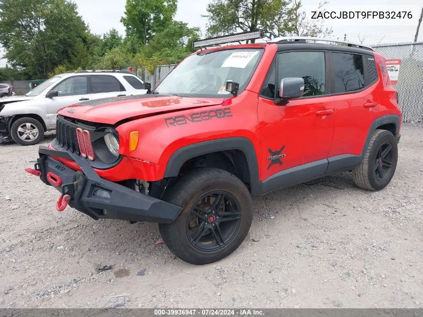 2015 Jeep Renegade Limited VIN: ZACCJBDT9FPB32476 Lot: 39936947