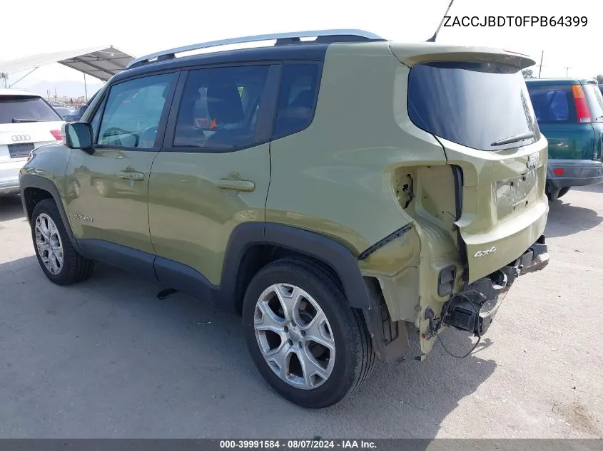 ZACCJBDT0FPB64399 2015 Jeep Renegade Limited