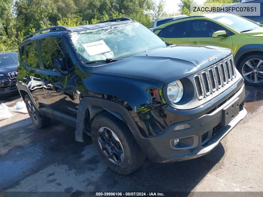 ZACCJBBH3FPC07851 2015 Jeep Renegade Latitude