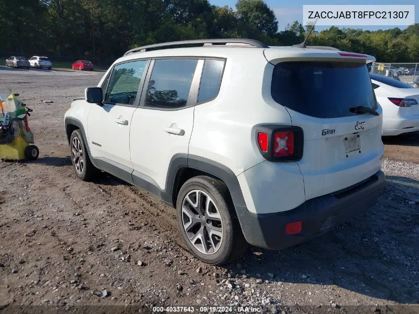 2015 Jeep Renegade Latitude VIN: ZACCJABT8FPC21307 Lot: 40337643