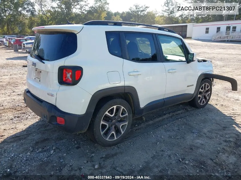 2015 Jeep Renegade Latitude VIN: ZACCJABT8FPC21307 Lot: 40337643