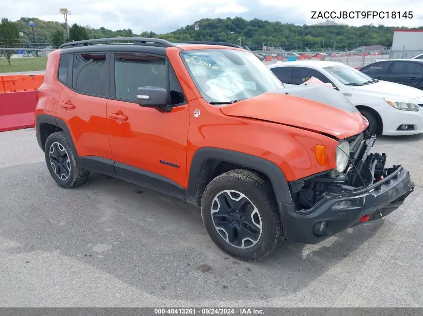 2015 Jeep Renegade Trailhawk VIN: ZACCJBCT9FPC18145 Lot: 40413261