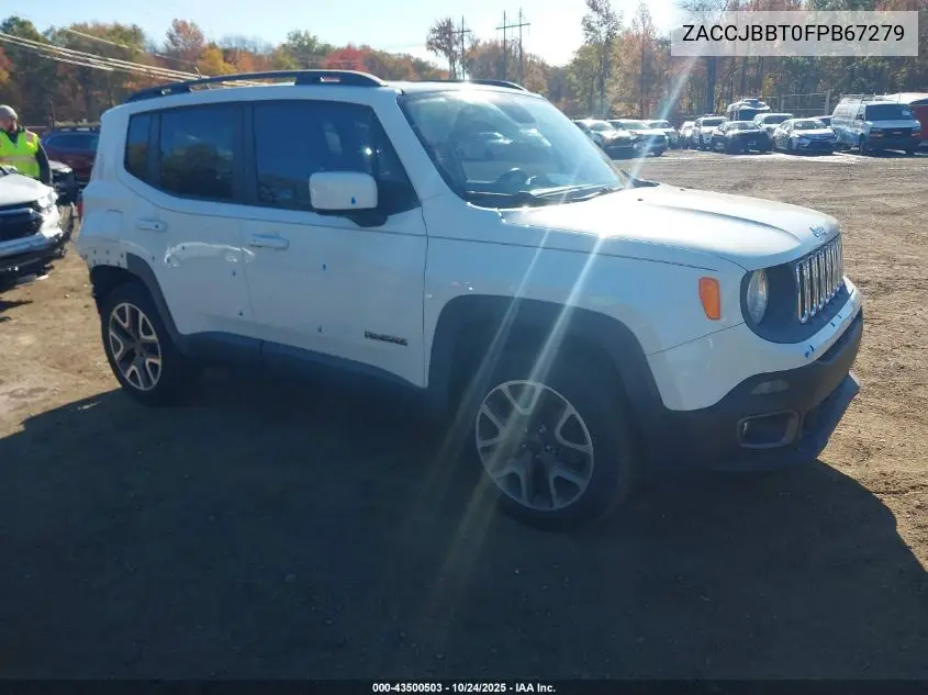 ZACCJBBT0FPB67279 2015 Jeep Renegade Latitude