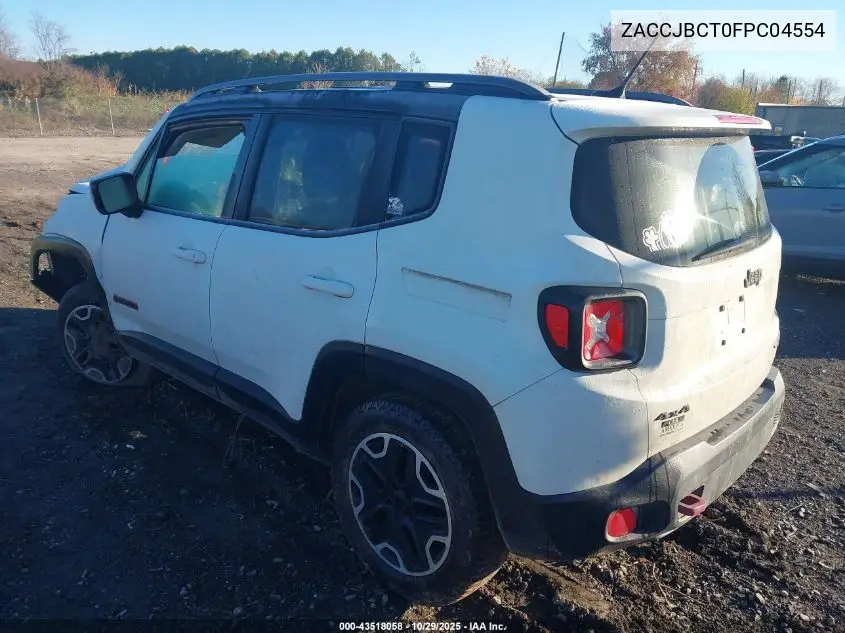 ZACCJBCT0FPC04554 2015 Jeep Renegade Trailhawk
