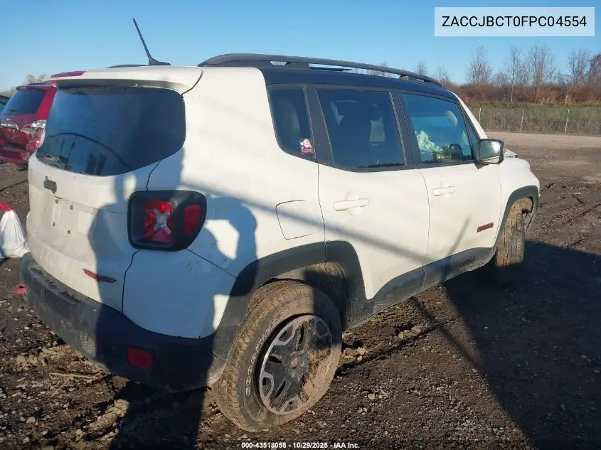 ZACCJBCT0FPC04554 2015 Jeep Renegade Trailhawk