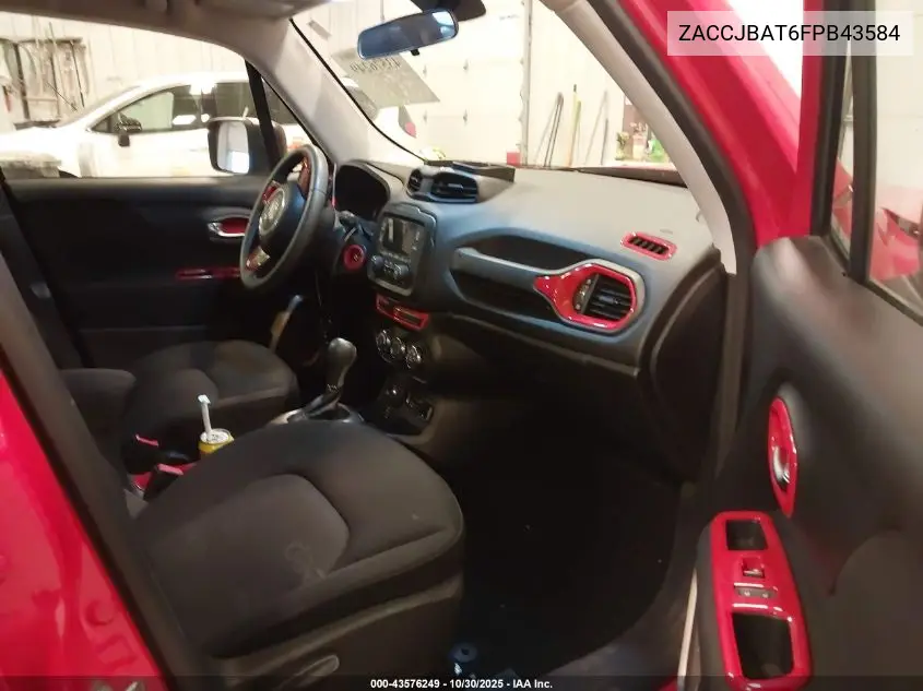 ZACCJBAT6FPB43584 2015 Jeep Renegade Sport