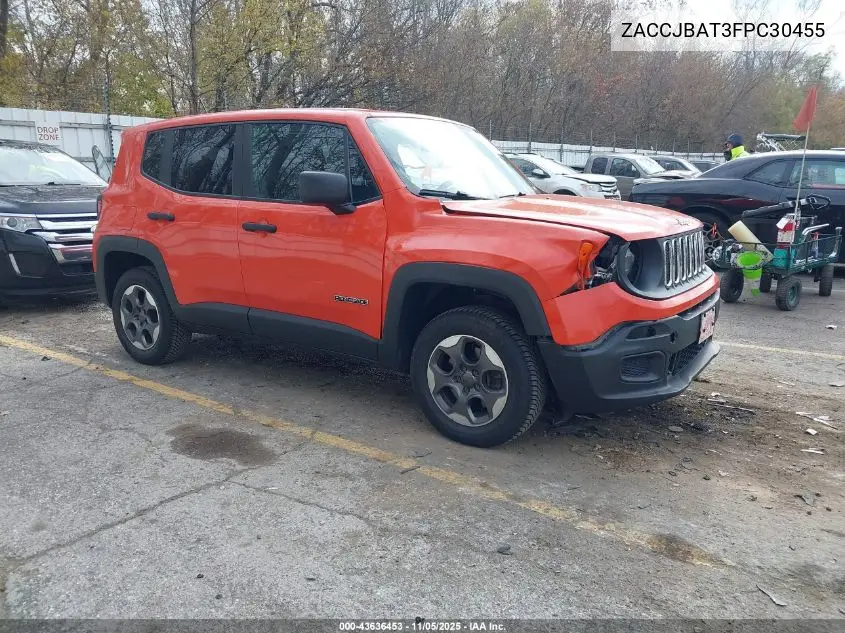 ZACCJBAT3FPC30455 2015 Jeep Renegade Sport