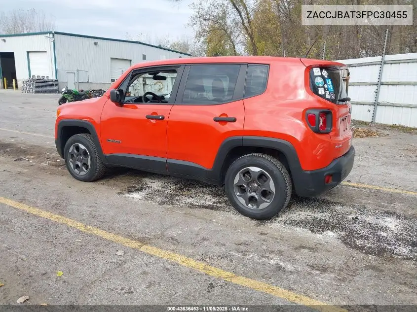 ZACCJBAT3FPC30455 2015 Jeep Renegade Sport