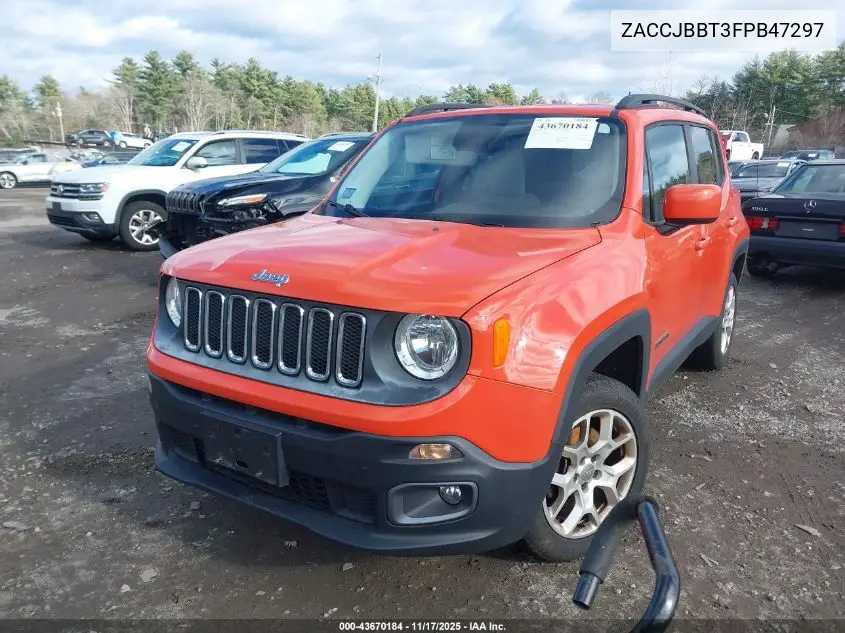 ZACCJBBT3FPB47297 2015 Jeep Renegade Latitude