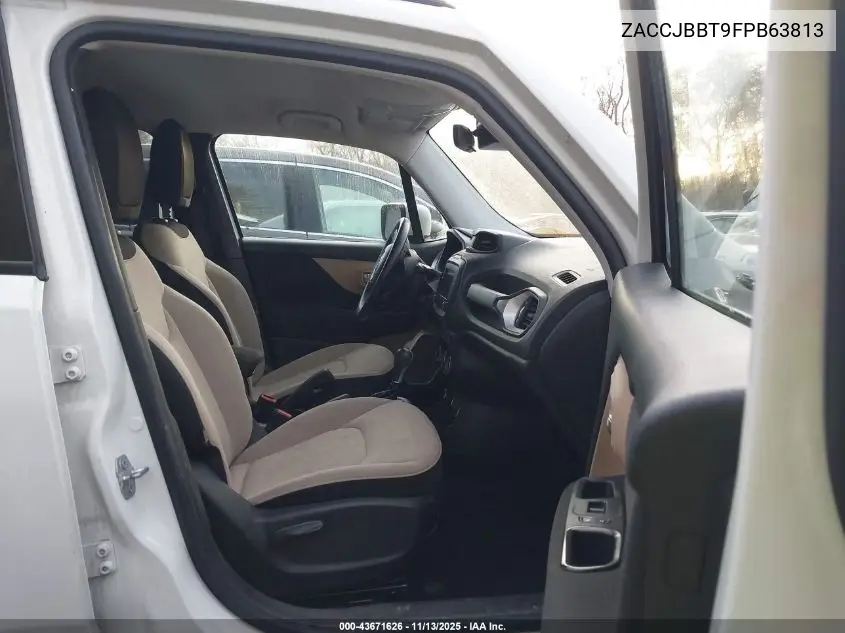 ZACCJBBT9FPB63813 2015 Jeep Renegade Latitude