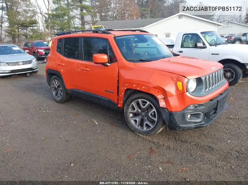 ZACCJABT0FPB51172 2015 Jeep Renegade Latitude