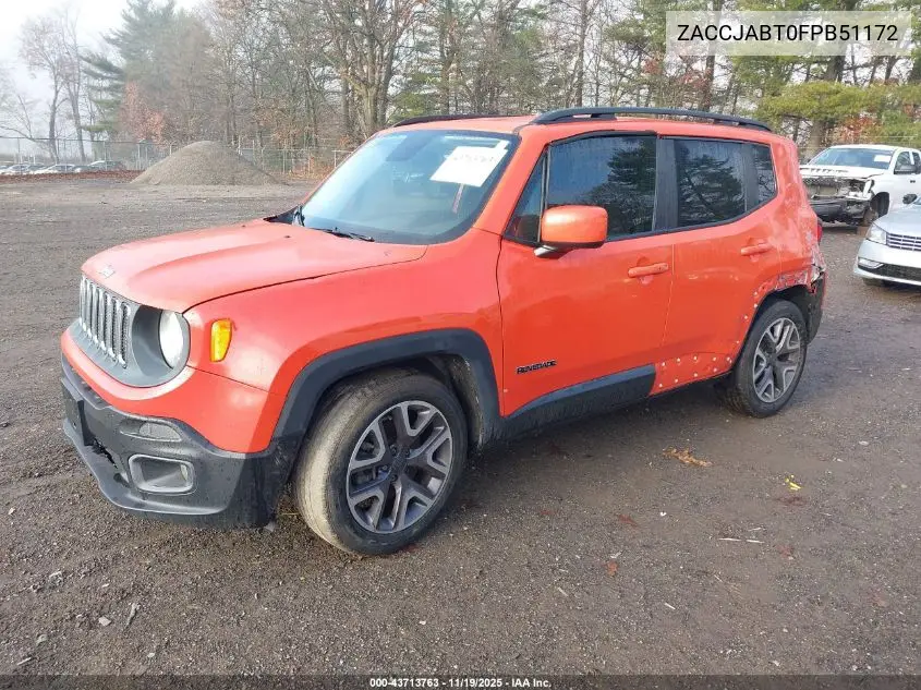 ZACCJABT0FPB51172 2015 Jeep Renegade Latitude