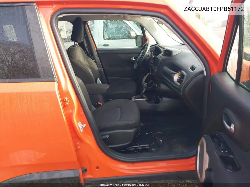 ZACCJABT0FPB51172 2015 Jeep Renegade Latitude