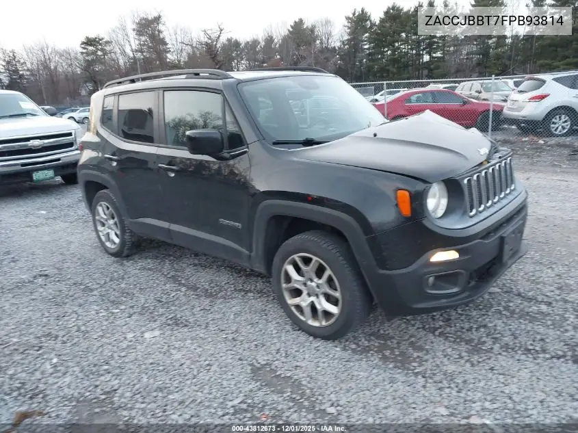 ZACCJBBT7FPB93814 2015 Jeep Renegade Latitude