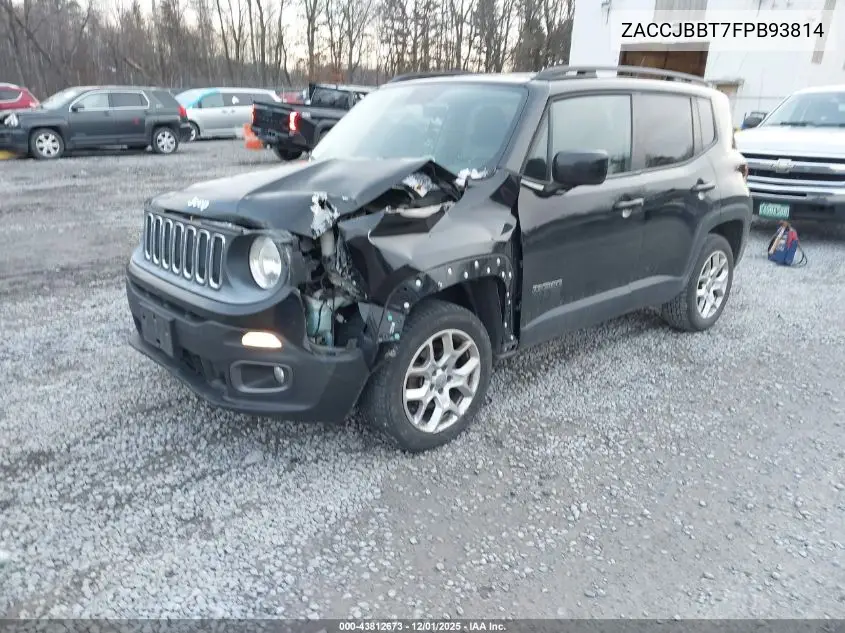 ZACCJBBT7FPB93814 2015 Jeep Renegade Latitude