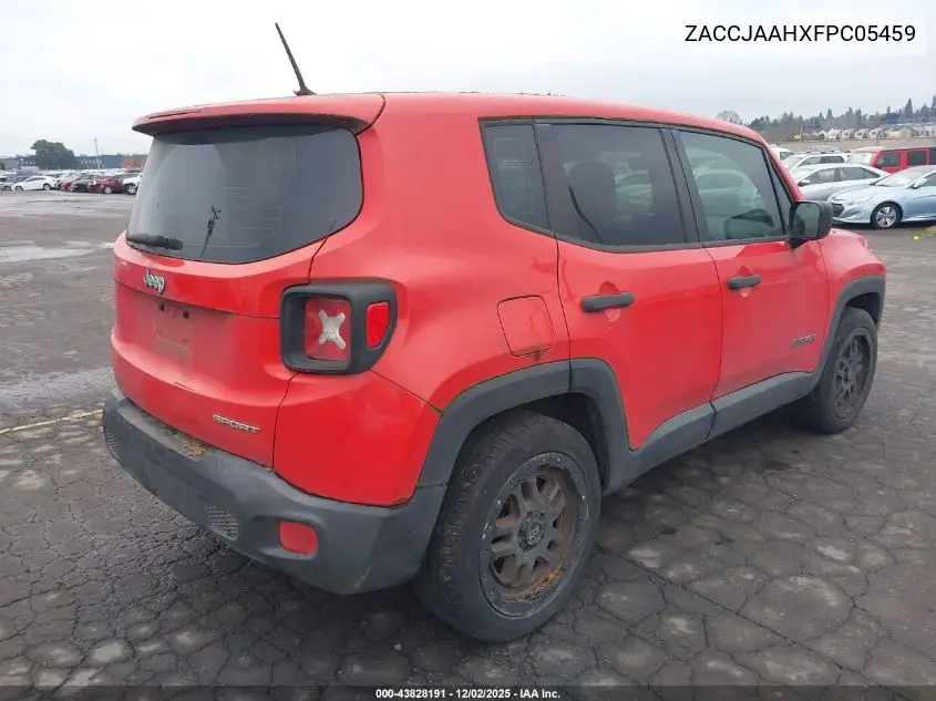 ZACCJAAHXFPC05459 2015 Jeep Renegade Sport