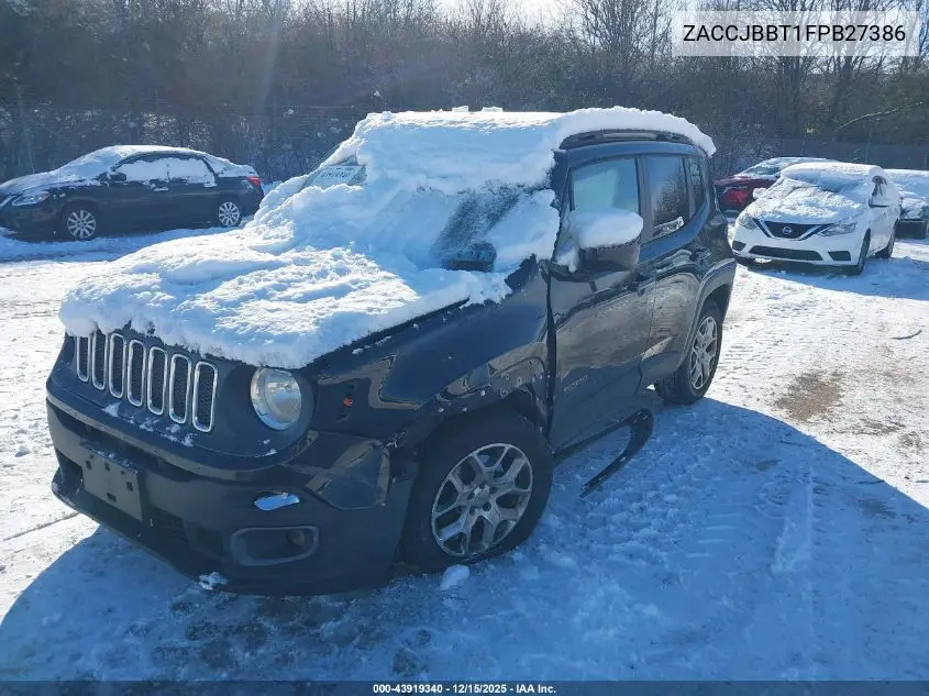 ZACCJBBT1FPB27386 2015 Jeep Renegade Latitude