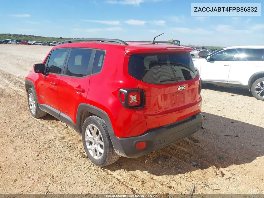 ZACCJABT4FPB86832 2015 Jeep Renegade Latitude