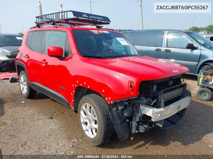 ZACCJBBT6GPC55267 2016 Jeep Renegade Latitude