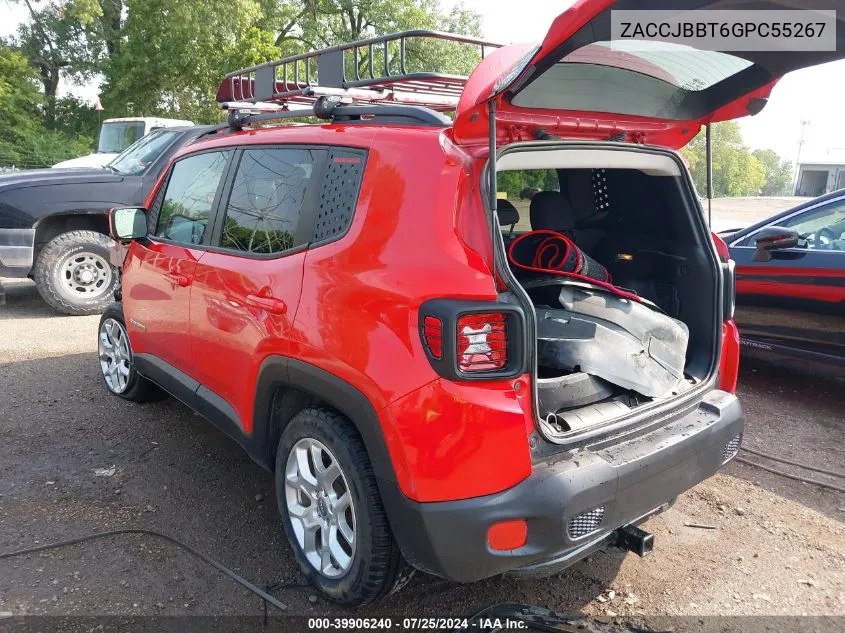 ZACCJBBT6GPC55267 2016 Jeep Renegade Latitude