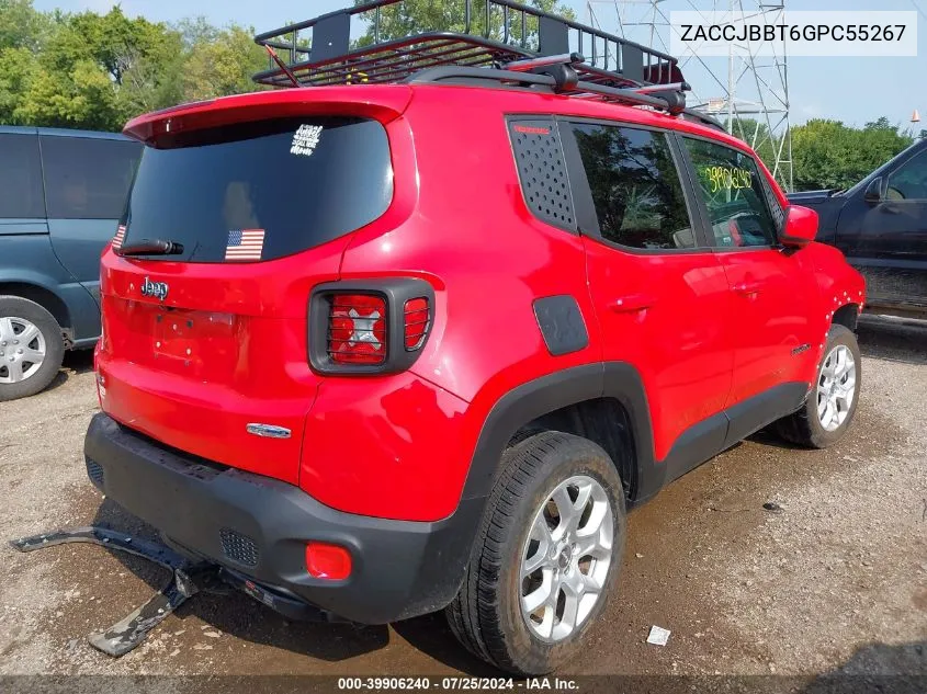 ZACCJBBT6GPC55267 2016 Jeep Renegade Latitude