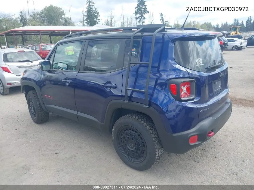 ZACCJBCTXGPD30972 2016 Jeep Renegade Trailhawk